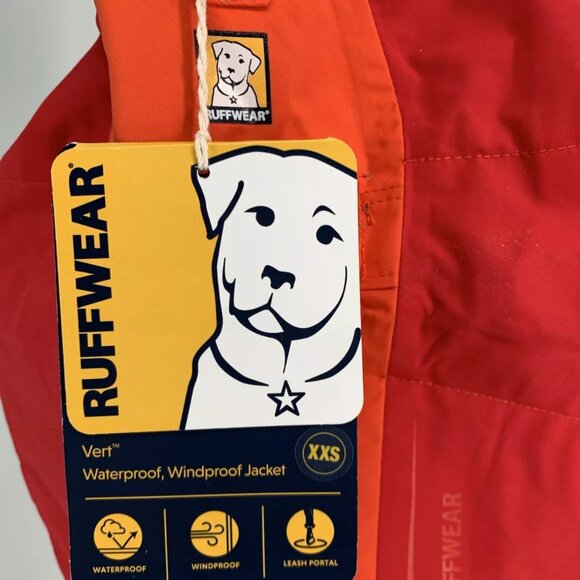 RUFFWEAR VERT JACKET WATERPROOF WINDPROOF Blue XXS - Picture 12 of 13